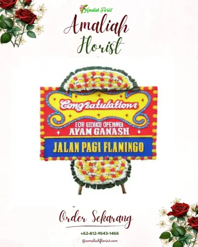 Bunga Papan Congratulation di Yosorejo